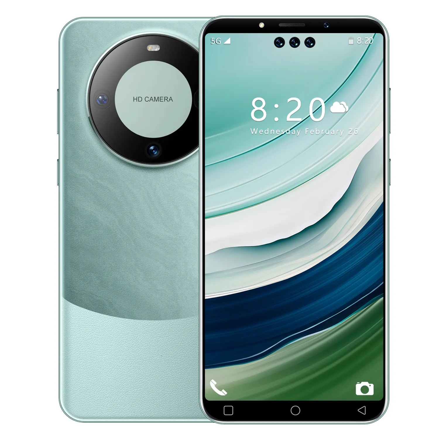 Mate60 Pro ponsel pintar 2024 "HD, 1GB + 8GB Sim ganda 2Mp + 2MP 5.0 mAh ponsel Android tidak terkunci