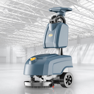 Mini Portable <b>Walk</b> Behind Floor Scrubber Drier Hand Held Washing <b>Machine</b> for Office - Product Image 5