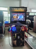 Machine de jeu d'arcade de tir au pistolet Terminator 4 à monnayeur pour centres de jeux
