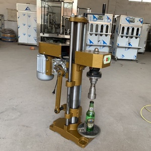 Bán tự động xử lý kính bia chai vương miện cap nhấn niêm phong đóng nắp máy móc - Product Image 2