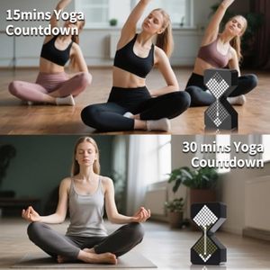 Sáng tạo LED kỹ thuật số đồng hồ cát hẹn giờ 30 phút có thể điều chỉnh cảm biến trọng lực ánh sáng ban đêm quà tặng cho sinh nhật Giáng sinh nhà văn phòng - Product Image 5