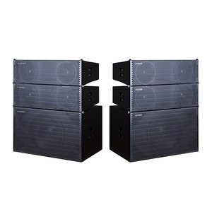 Juego completo de altavoces profesionales para escenario, sistema de sonido profesional para dj, con líneas de alimentación de 10 pulgadas - Product Image 2