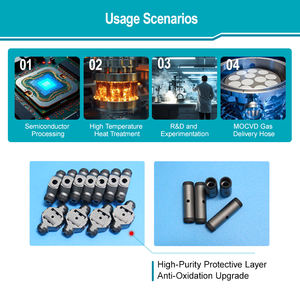 Nebulizador de Grafite Revestido com PYC Usado em Equipamentos de Análise Elementar por Espectroscopia de Absorção Atômica - Product Image 2