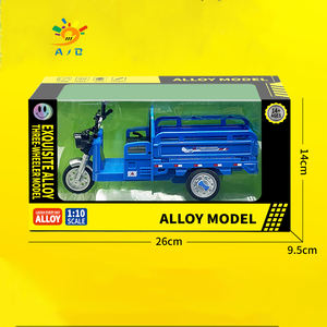 Voiture Miniature AJB à Trois Roues Rétrofriction en Alliage, Jouet avec Fonction Musicale pour Enfants - Product Image 6