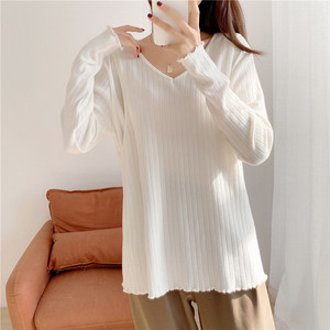 <span class=keywords><strong>Haut</strong></span> d'entretien en coton de maternité pour femme <span class=keywords><strong>Allaitement</strong></span> à manches longues - Product Image 5