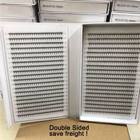 Extensions de cils Superroot préfabriquées en faux vison, volume russe, tiges longues, 10D 14D 20D, plateaux grands formats, éventails préfabriqués 5D 6D 8D
