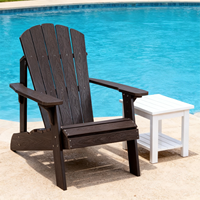 Table d'angle HDPE jambes de rasage mobilier d'extérieur banc siège matière plastique étagère de rangement pour plage salle à manger utilisation en extérieur
