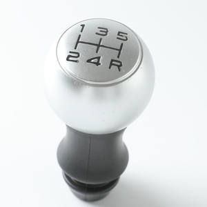 Poignée de levier de vitesses FUXIN en alliage d'aluminium, design ergonomique avec lettrage noir mat pour personnalisation du logo - Product Image 5