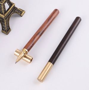 Bolígrafo de Gel Promocional al por Mayor, Nuevo, OEM, con Piezas de Latón y Madera de Redwood, con Impresión de Logotipo Personalizado para Firma Comercial - Product Image 5