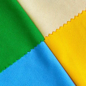 Factory Cheap Price Sustainable Low Stretch 100% Polyester Cylindric PK Mesh Pique Uniform Fabric For T-shirts