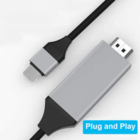 Câble adaptateur de connecteur AV numérique pour projecteur, moniteur, HDTV, Lightning vers mobile, transmission haute vitesse