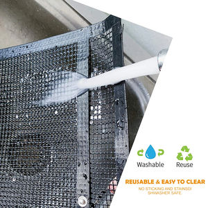 定制黑色不粘烤架网袋24x17cm厘米 - Product Image 5