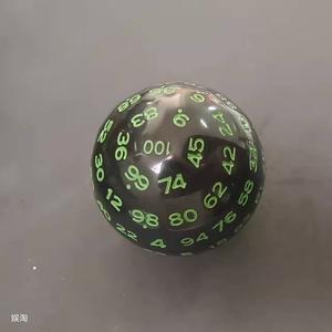 Dés polyédriques colorés gravés en résine de casino en plastique vierge 16mm 8mm personnalisés 100 faces pour jeu de société D & D RPG et ensemble <span class=keywords><strong>Warhammer</strong></span> - Product Image 1