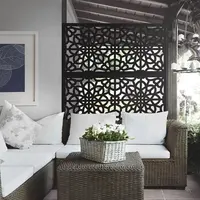 Painéis de cerdas de bambu para cortina, quadro verde para agricultura, material de original, tela de metal decorativa