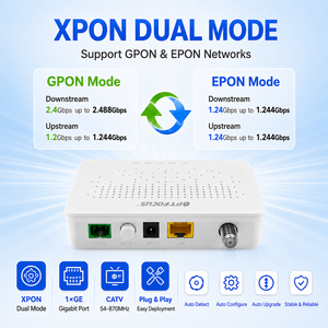 OFS-X7113 1*GE+CATV Mini XPON ONU Modem Réseau Fibre Optique ONT Compatible avec les Grandes Marques d'<span class=keywords><strong>OLT</strong></span> - Product Image 2