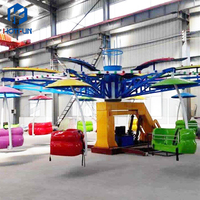 Manèges de fête foraine les plus populaires à prix abordable, équipement de jeux d'amusement extérieur pour adultes, manège double volant pour le plaisir