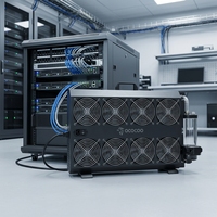 OCOCOO BC5 Radiator Pendingin Air Eksternal dengan Reservoir Pompa, Pendingin Cair 8-Kipas untuk Server AI GPU, Kecantikan Medis, PC Mining