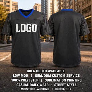 Maillot de football décontracté à manches raglan, imprimé numérique personnalisé, color-block, 100 % polyester, anti-humidité, séchage rapide, extensible dans quatre directions, vente en gros - Product Image 2