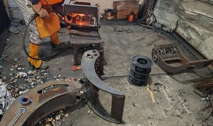 Motor Hidrolik Penjepit Kayu Totator Log Grab untuk Trailer Skid Steer <span class=keywords><strong>Crane</strong></span> - Product Image 5
