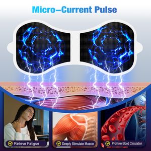 Nuevo modelo, masajeador TENS portátil inalámbrico, masajeador corporal de pulso eléctrico, masajeador de cuello, hombros y espalda - Product Image 5