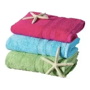 Paquete de toallas de baño tejidas de color sólido Italia Primavera Spring Fresh para uso doméstico de adultos - Product Image 1