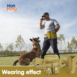 Hanyang OEM personalizado <span class=keywords><strong>de</strong></span> gran capacidad bolsa <span class=keywords><strong>de</strong></span> golosinas para perros soporte <span class=keywords><strong>de</strong></span> botella <span class=keywords><strong>de</strong></span> agua incorporado y múltiples bolsillos bolsa <span class=keywords><strong>de</strong></span> golosinas para perros para entrenamiento - Product Image 5