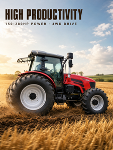 Tractor Agrícola 4x4 de Alta Productividad de 150HP-280HP con Motor y Caja de Cambios, Suministro Directo de Fábrica en China - Product Image 4