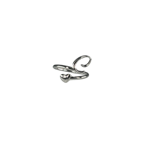 Fashion <b>Rings</b> 316L Stainless Steel PVD <b>Gold</b> Plating Heart Design For Women - Product Image 1