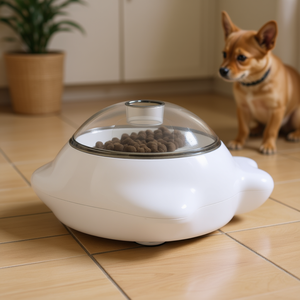 Distributeur de nourriture pour animaux Snack Popper 21 x 10 x 12 cm Blanc pour chiens et chats - Product Image 3