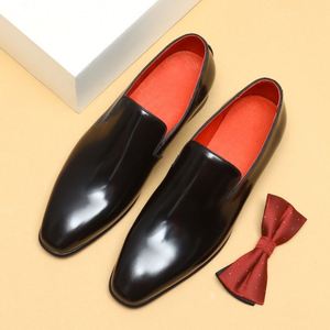 High-End British Pointed-<b>Toe</b> Retro Fringed Men's Business Casual Shoes Made of Handcrafted Genuine Leather - Product Image 6