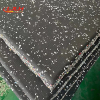 Azulejos de suelo de gimnasio de goma de alta densidad de 10-50mm 500x500mm 1000x1000mm alfombrilla de suelo duradera EPDM para interiores para suelos protectores de gimnasios