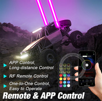 AUTODRAGONS UTV Moon Shine Alien Lasers Tractor Beam Laser Pod Sky Tracer Spot Beam RGBW Laser Whip Light Pods IP67 Waterproof