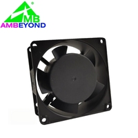 Kipas Aliran Aksial AC 110V 220V 8038 80x80x38mm Bantalan Bola Volume Udara Tinggi untuk Kabinet Distribusi