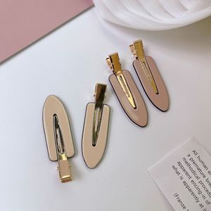 Barrettes à cheveux QianJin sans plis, colorées, <span class=keywords><strong>plates</strong></span>, en forme de bec de canard, pour le maquillage, en acétate recyclable, sans pliage - Product Image 5