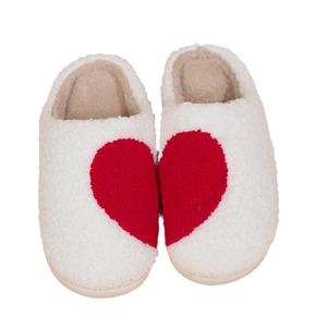 Cadeau de la Saint-Valentin en gros femmes hiver pantoufles d'intérieur chaud maison diapositives mignon amour coeur motif pantoufles belle polaire <span class=keywords><strong>pantoufle</strong></span> - Product Image 5