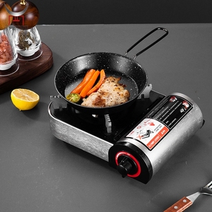 Portable poché oeuf crêpe steak <span class=keywords><strong>petite</strong></span> <span class=keywords><strong>casserole</strong></span> camping en acier inoxydable extérieur pliant et amovible poêle à frire antiadhésive - Product Image 5