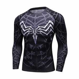 Maillot de boxe hommes MMA Rash Guard Jiu Jitsu Bjj T-Shirt chemise de Compression séchage rapide Gym course entraînement BJJ Rash Guard - Product Image 1
