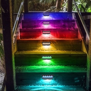 Lámpara Solar LED para Escaleras, Lámpara de Pared Impermeable para Exteriores, Lámpara de Jardín, Terraza, Barandilla, Escalón, Paisaje, Balcón, Valla - Product Image 2
