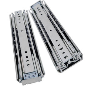 <span class=keywords><strong>Charge</strong></span> de roulement à billes de rail de glissière de tiroir en acier à extension complète robuste de 76mm 220KG sans serrure pour l'utilisation de RV & Gym - Product Image 1