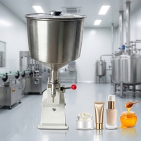 Machine de remplissage manuelle de haute précision pour canettes/bouteilles/tubes avec une précision de 1g et des volumes de 5 à 50 ml