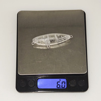 NOUVEAU OEM Leurre Artificiel Flottant Transparent Type Crayon 5,5 cm 6g pour la Pêche, Leurre Dur, Corps Vierge DIY