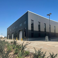 Atelier préfabriqué en acier extensible, pré-conçu, résistant aux vents forts, préféré des clients, garantie 1 an