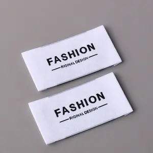 Label Logo Disetrika Kaus Kustom Leher Glitter Rpet Wig Stiker Pakaian Linen Kain Tenun Garmen Kanvas S