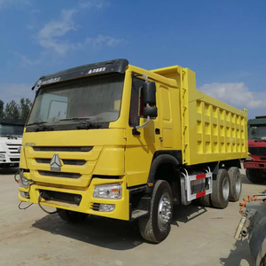 Camión volquete de 10 ruedas HOWO usado, 371HP, 6x4, caja de cambios rápida, combustible diésel, dirección izquierda, para Segmento de camiones pesados, precio barato a la venta - Product Image 1