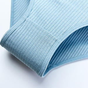 Große Übergrößen Damen Private Label Bauchkontrolle Tanga-Slips Hoher Beinausschnitt Baumwoll-Unterwäsche Mollige Damen Sexy Nahtlose Unterwäsche - Product Image 4