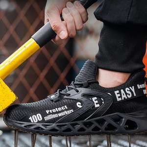 Pour <span class=keywords><strong>LARNMERN</strong></span> 200J Fly-Knit respirant anti-dérapant Anti-Smash acier orteil <span class=keywords><strong>chaussures</strong></span> <span class=keywords><strong>de</strong></span> <span class=keywords><strong>sécurité</strong></span> pour hommes femmes hiver 200J <span class=keywords><strong>chaussures</strong></span> <span class=keywords><strong>de</strong></span> <span class=keywords><strong>sécurité</strong></span> hiver - Product Image 5