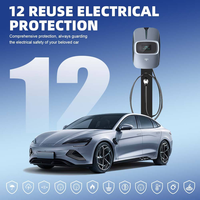 Cargador de Vehículos Eléctricos de 7KW para Montaje en Pared, Estación de Carga Rápida de 32A, Aplicación Inteligente para el Hogar, WIFI, Nueva Protección IP54, Interfaz Tipo 2/Tipo 1/GTB