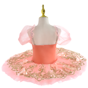 Tutú <span class=keywords><strong>de</strong></span> Ballet Profesional <span class=keywords><strong>de</strong></span> Terciopelo Rosa, Tutú <span class=keywords><strong>de</strong></span> Ballet <span class=keywords><strong>para</strong></span> Niña, Tutú <span class=keywords><strong>de</strong></span> Panqueque, Bailarina, Fiesta, Disfraz <span class=keywords><strong>de</strong></span> Ballet - Product Image 2
