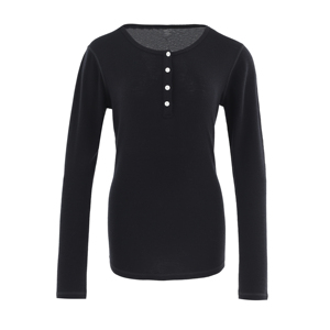 <strong>Women's</strong> 100% Merino Wool Fashion Comfortable Breathable Wrinkle Resistant High Quality Long Sleeve <strong>Henley</strong> <strong>Shirt</strong> - Product Image 1