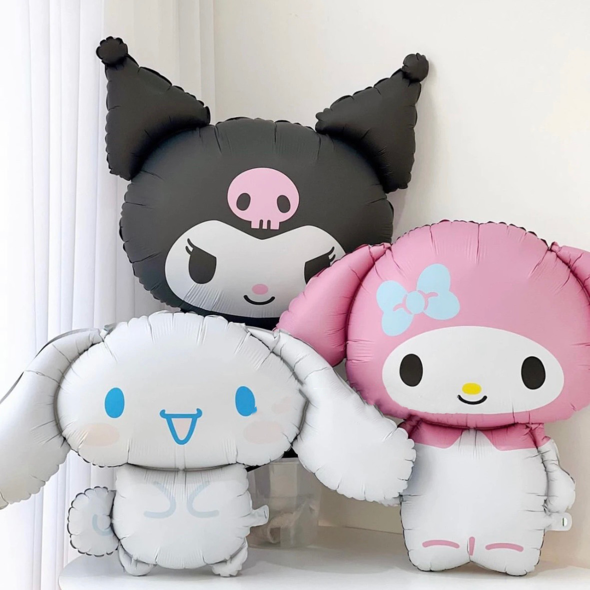ZG-New Kawaii Sanrio My Melody Kuromi 18-дюймовые японские воздушные шары с персонажами мультфильмов аниме для украшения вечеринки по случаю Дня Рождения